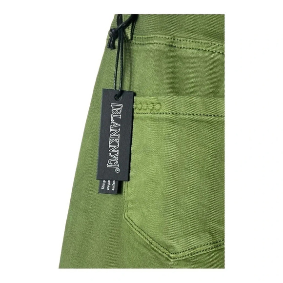 BLANK NYC “THE DELANCEY” DENIM WIDE LEG DENIM PANTS GOING GREEN IN COLOR SIZE 28 - Picture 13 of 14